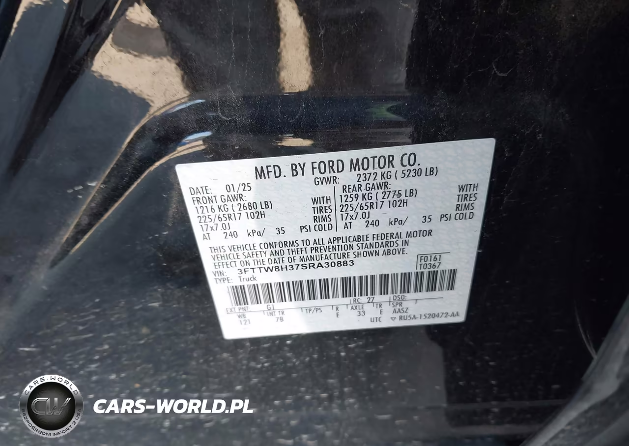2025 Ford Maverick Xlt VIN:3FTTW8H37SRA30883 - 9