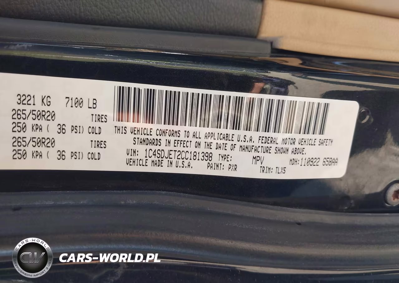 2012 Dodge Durango Citadel VIN:1C4SDJET2CC181398 - 9