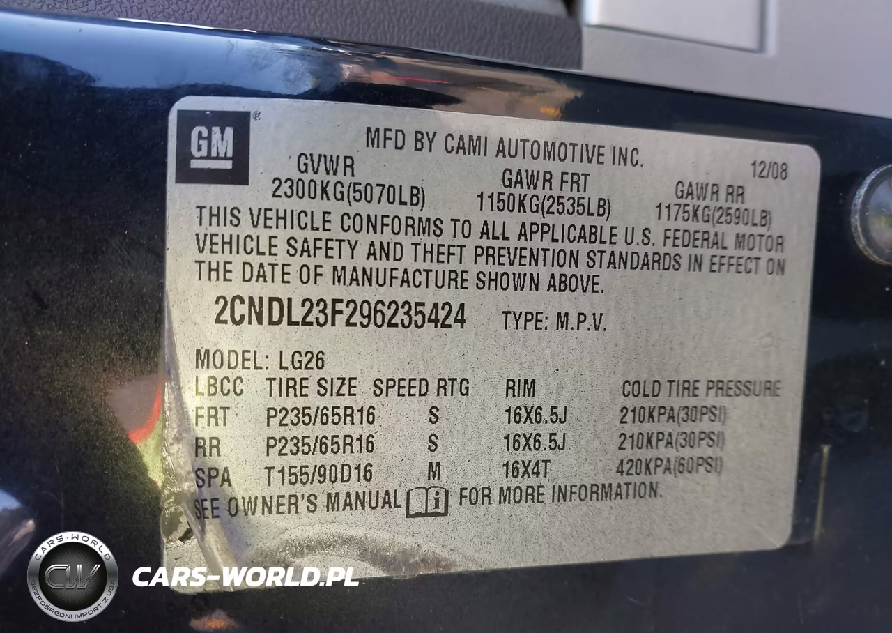 2009 Chevrolet Equinox Ls VIN:2CNDL23F296235424 - 9