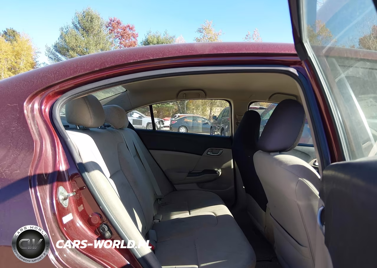 2012 Honda Civic Lx VIN:2HGFB2F57CH607498 - 8