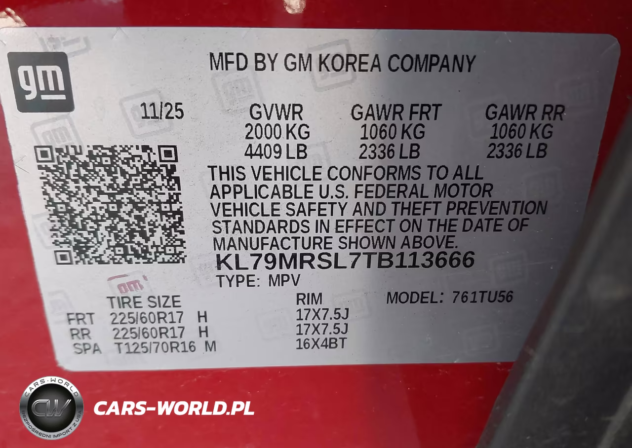 2026 Chevrolet Trailblazer Awd Lt VIN:KL79MRSL7TB113666 - 9