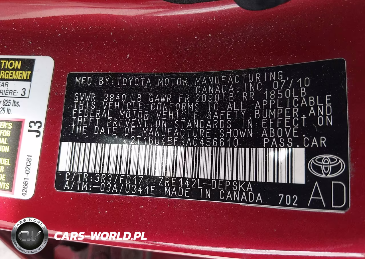 2010 Toyota Corolla S VIN:2T1BU4EE3AC456610 - 9
