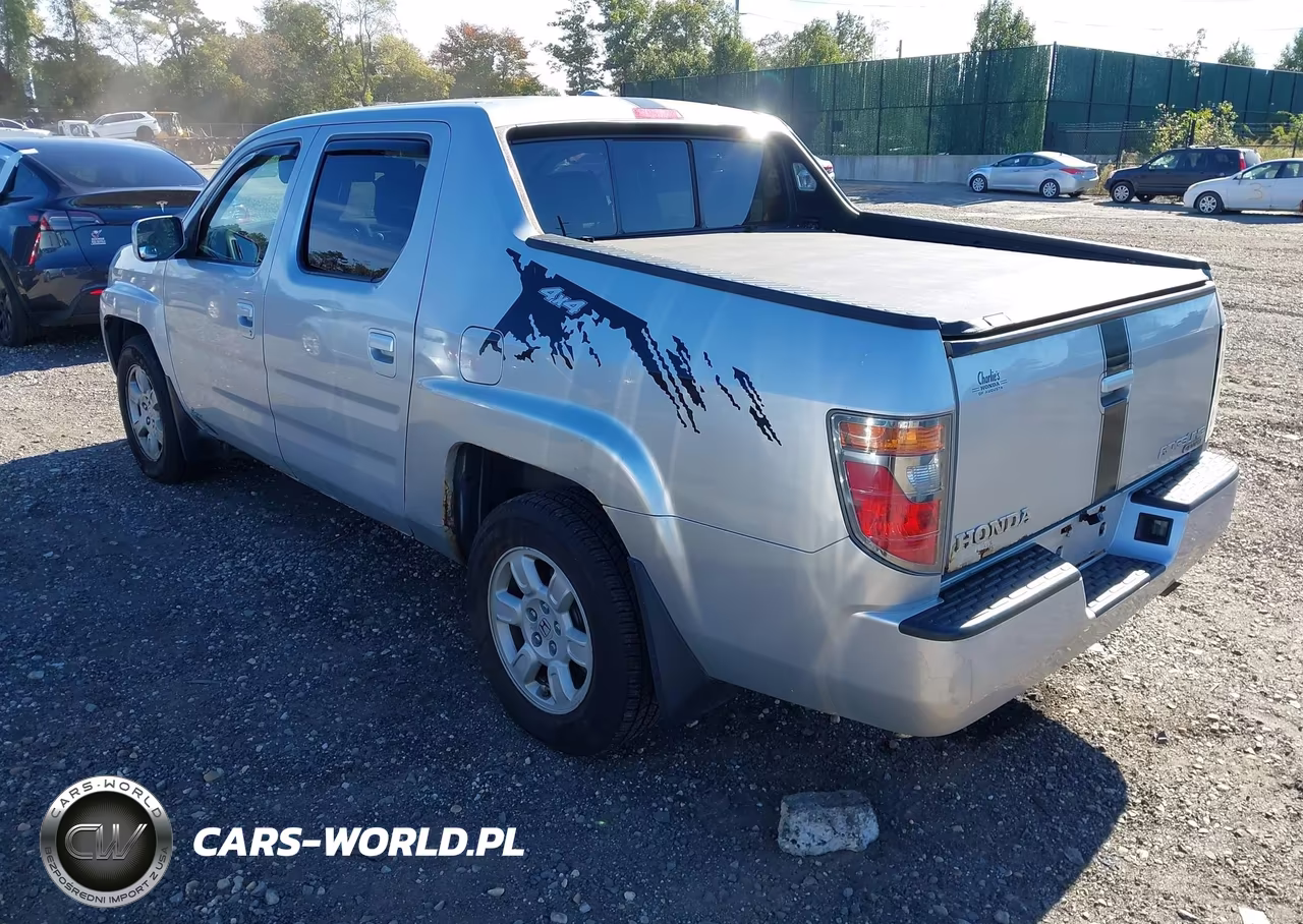 2007 Honda Ridgeline Rtl VIN:2HJYK16507H500098 - 3