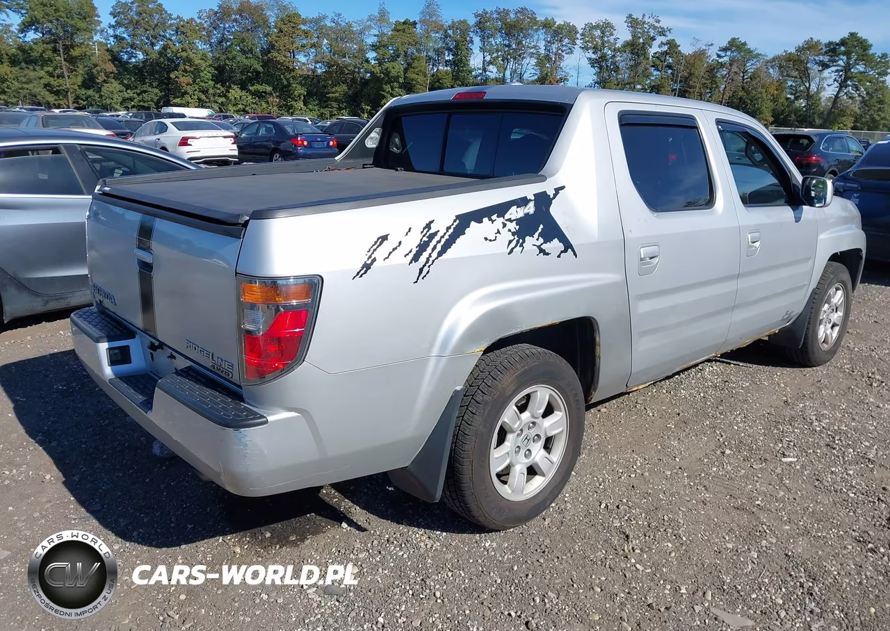 2007 Honda Ridgeline Rtl VIN:2HJYK16507H500098 - 4