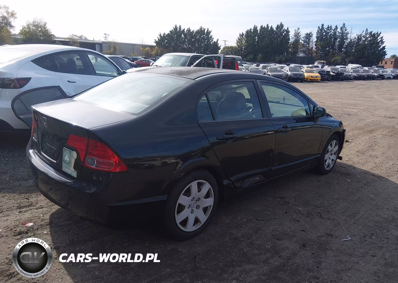 2007 Honda Civic Lx VIN:2HGFA16597H313295 - 4