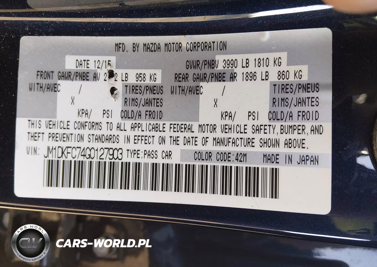2016 Mazda Cx-3 Touring VIN:JM1DKFC74G0127903 - 9