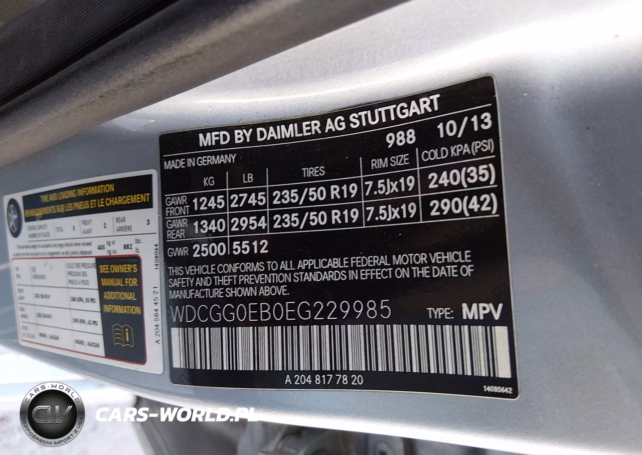 2014 Mercedes-Benz Glk 250 Bluetec 4Matic VIN:WDCGG0EB0EG229985 - 9