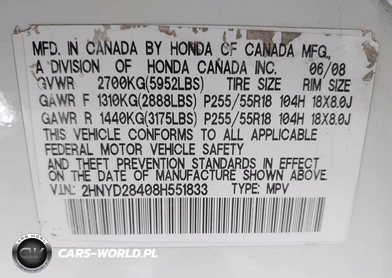 2008 Acura Mdx Technology Package VIN:2HNYD28408H551833 - 9