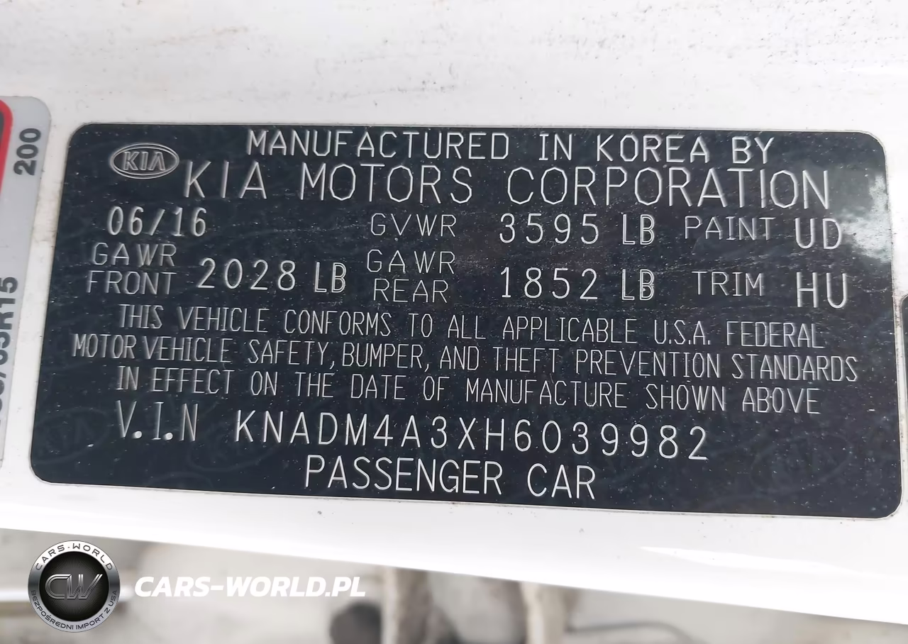 2017 Kia Rio Lx VIN:KNADM4A3XH6039982 - 9