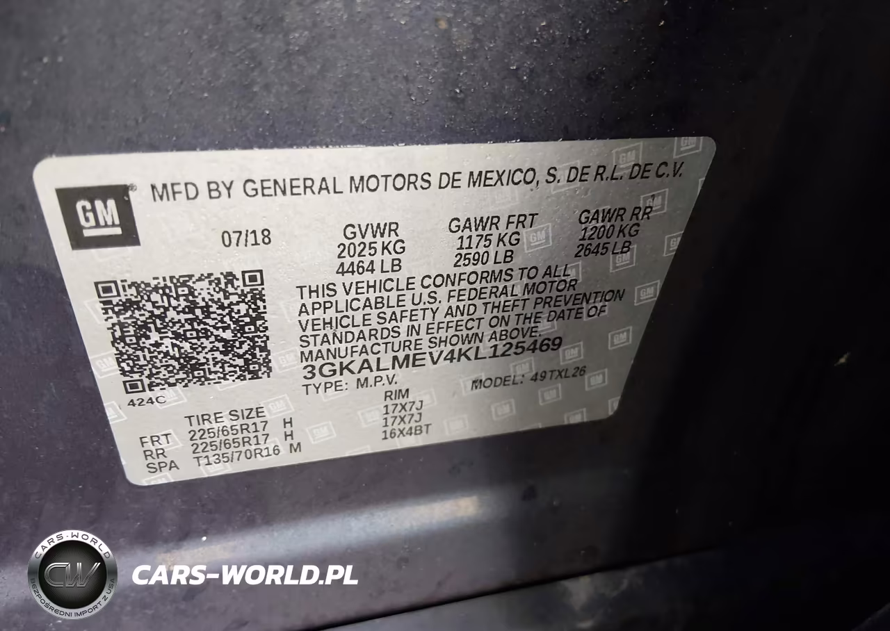 2019 GMC Terrain Sle VIN:3GKALMEV4KL125469 - 8