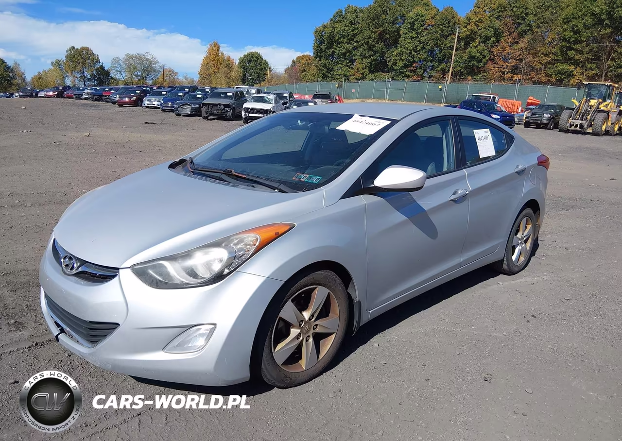 2012 Hyundai Elantra Gls (Ulsan Plant) VIN:KMHDH4AE7CU317987 - 2