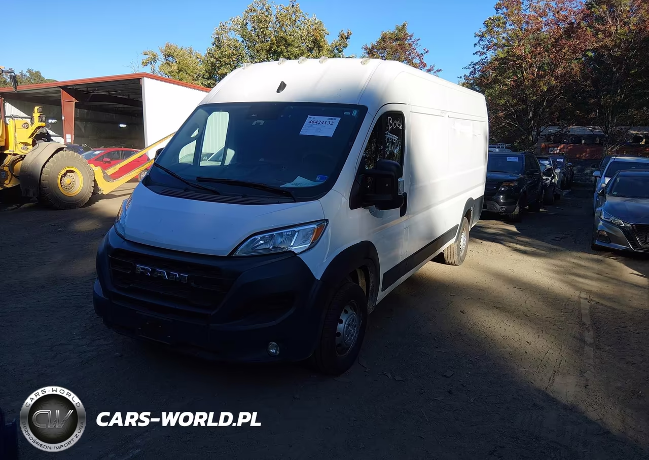 2025 Ram Promaster 3500 Cargo Van Tradesman High Roof 159 Wb Ext VIN:3C6MRVJG8SE504877 - 2