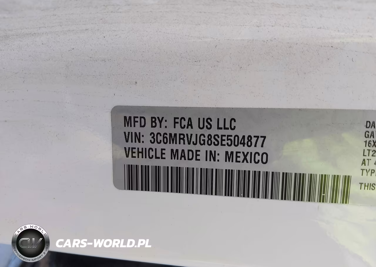 2025 Ram Promaster 3500 Cargo Van Tradesman High Roof 159 Wb Ext VIN:3C6MRVJG8SE504877 - 9