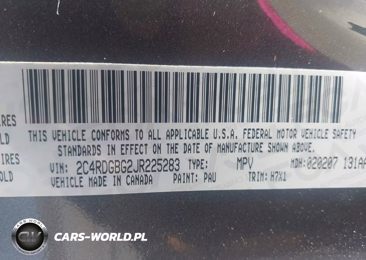 2018 Dodge Grand Caravan Se VIN:2C4RDGBG2JR225283 - 9