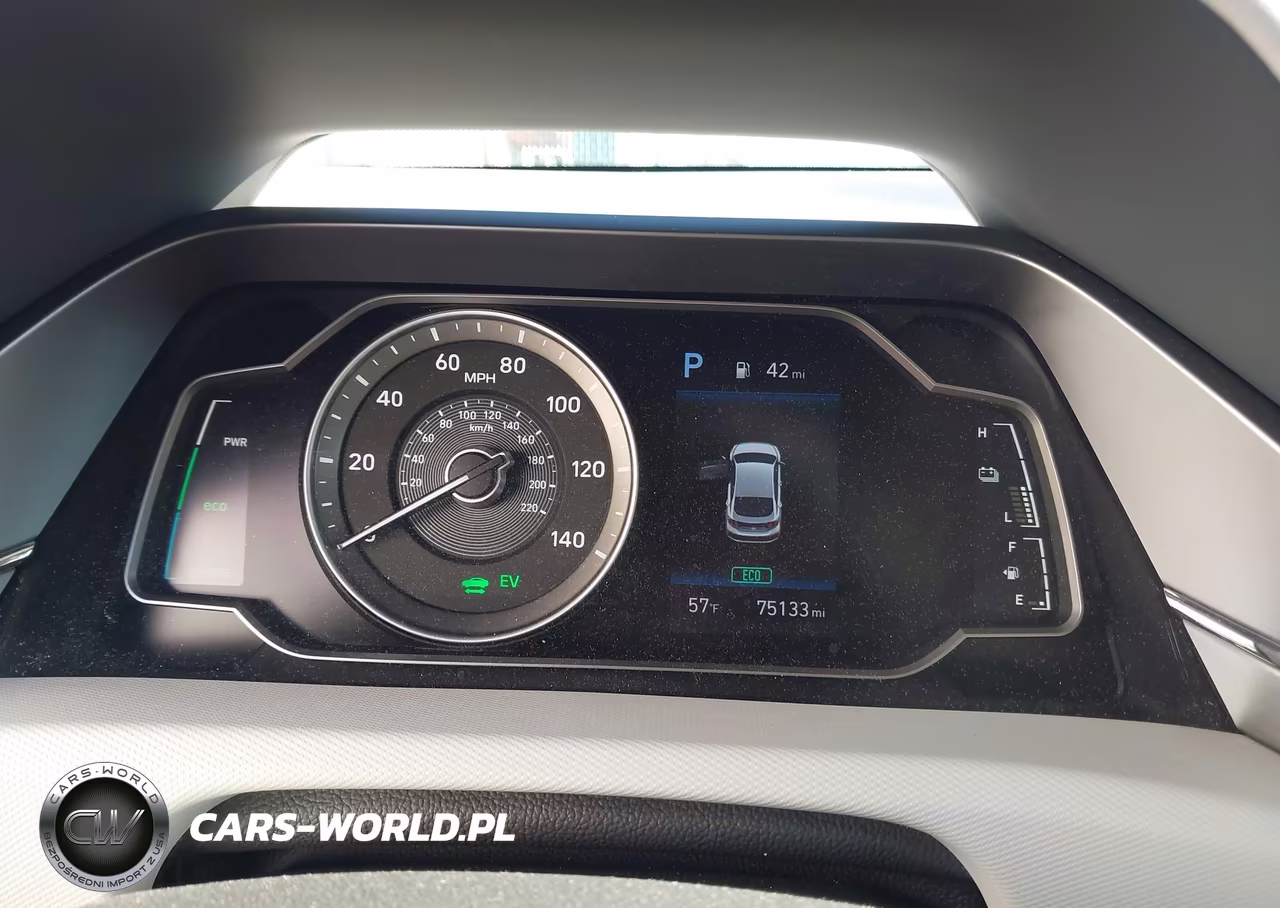 2020 Hyundai Ioniq Hybrid Blue VIN:KMHC65LC4LU220538 - 7