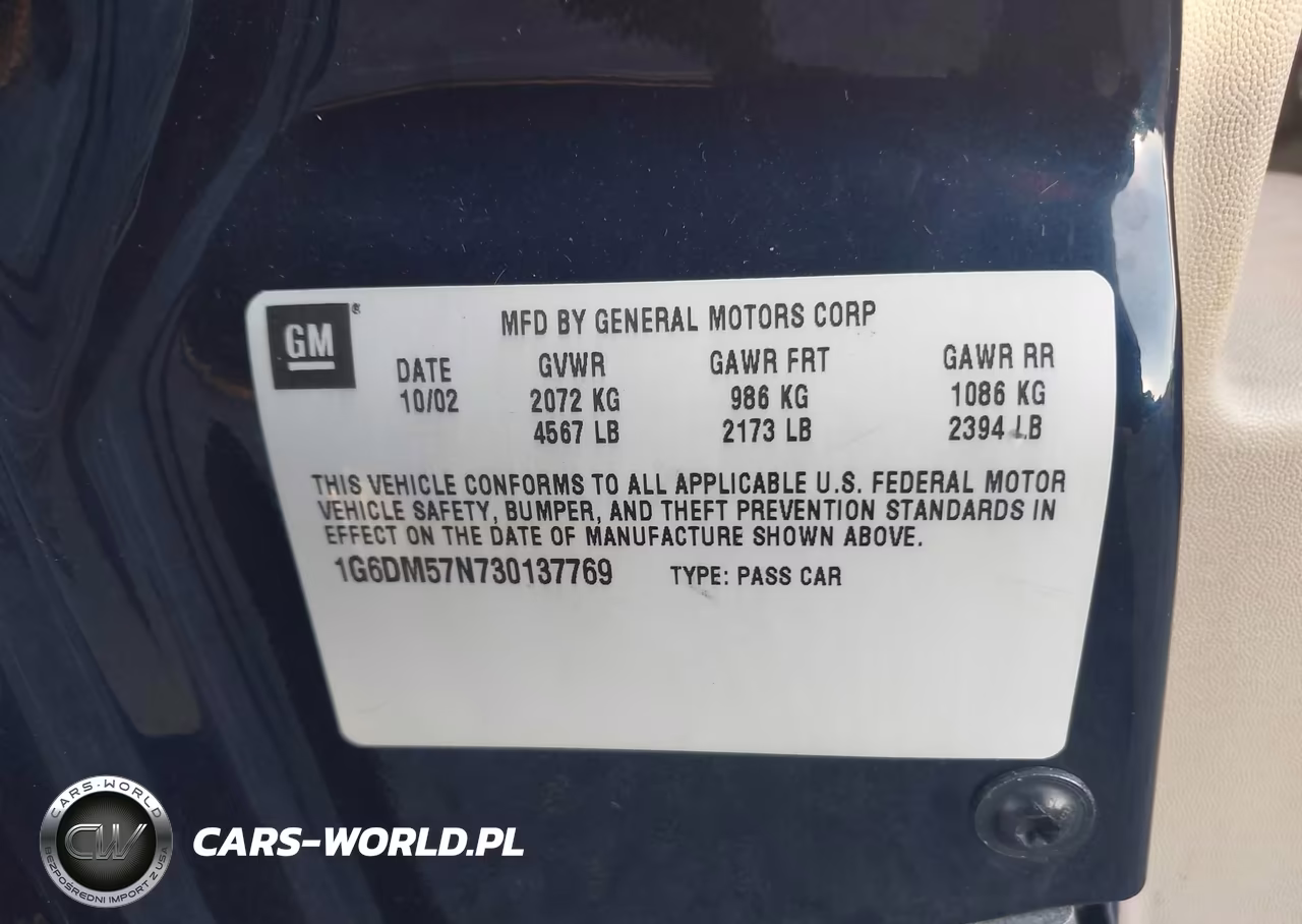 2003 Cadillac Cts VIN:1G6DM57N730137769 - 9