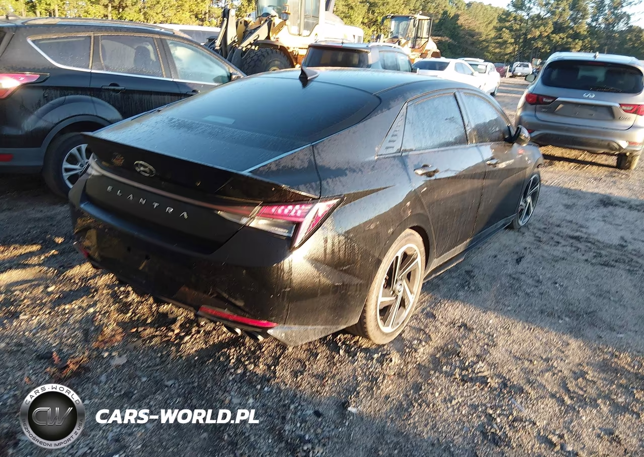 2022 Hyundai Elantra N Line VIN:KMHLR4AF5NU232912 - 4