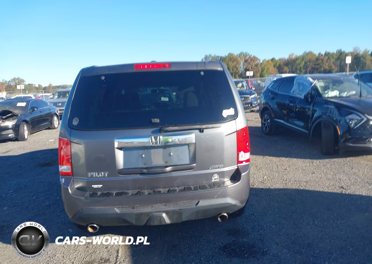 2012 Honda Pilot Ex-L VIN:5FNYF4H57CB026996 - 16
