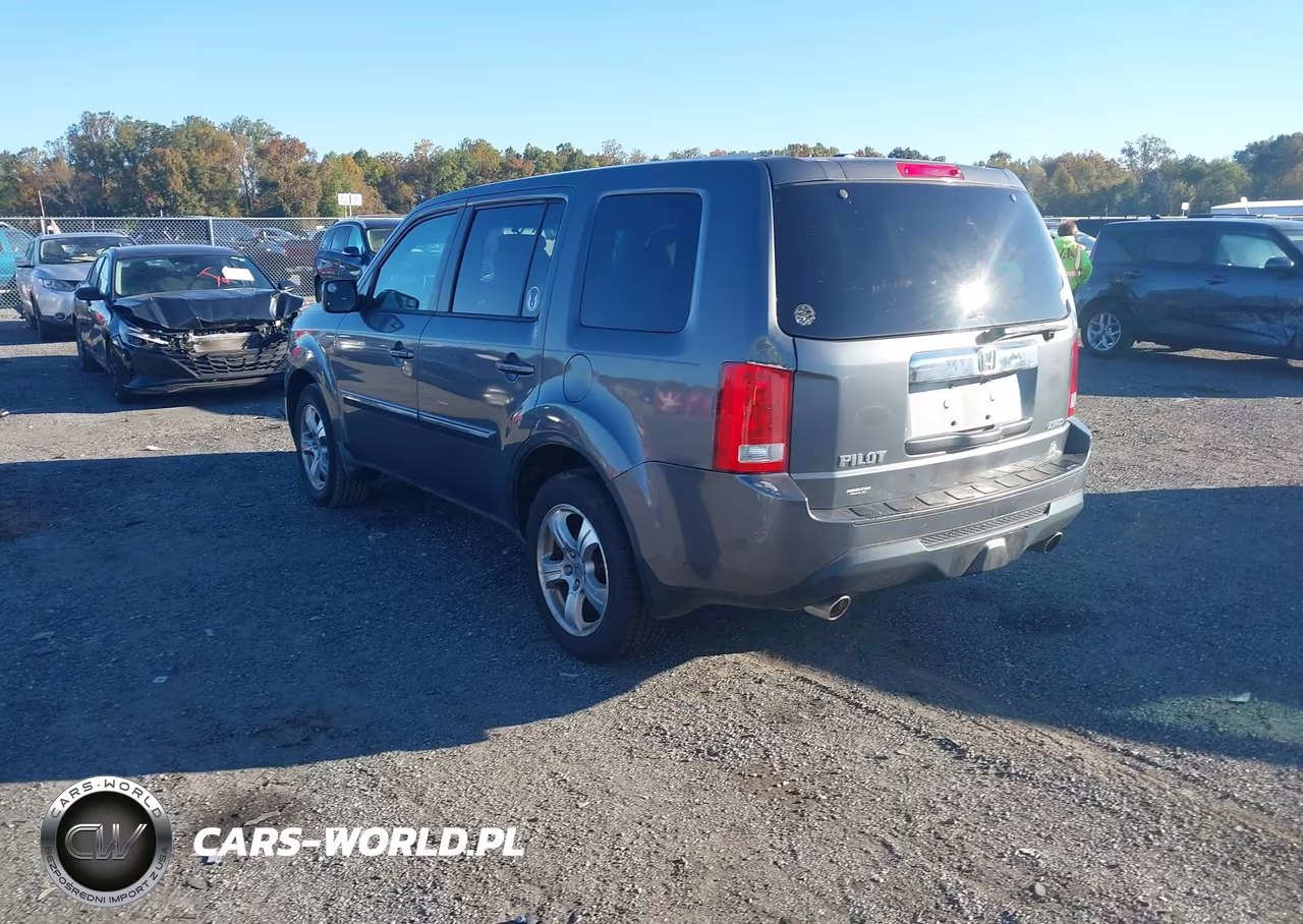 2012 Honda Pilot Ex-L VIN:5FNYF4H57CB026996 - 3