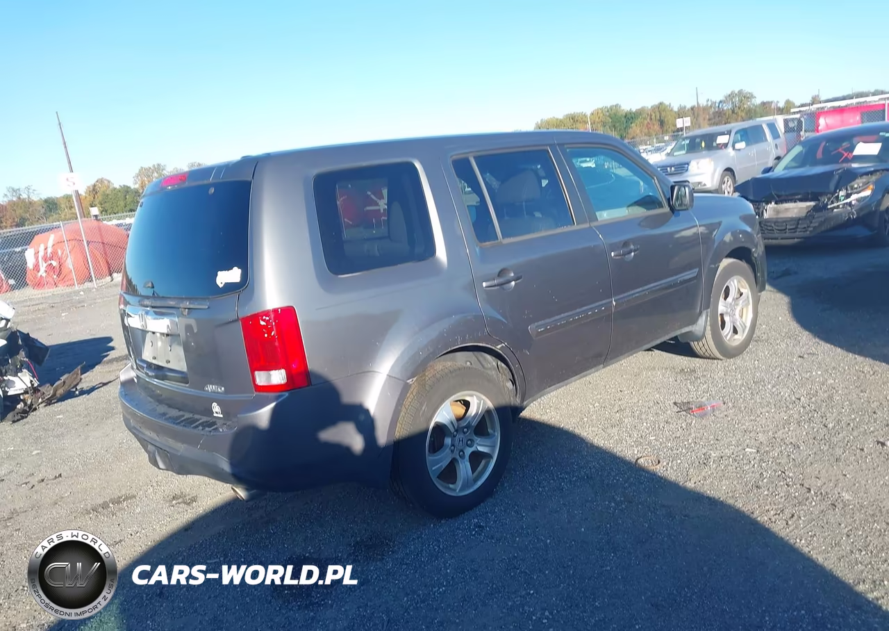 2012 Honda Pilot Ex-L VIN:5FNYF4H57CB026996 - 4