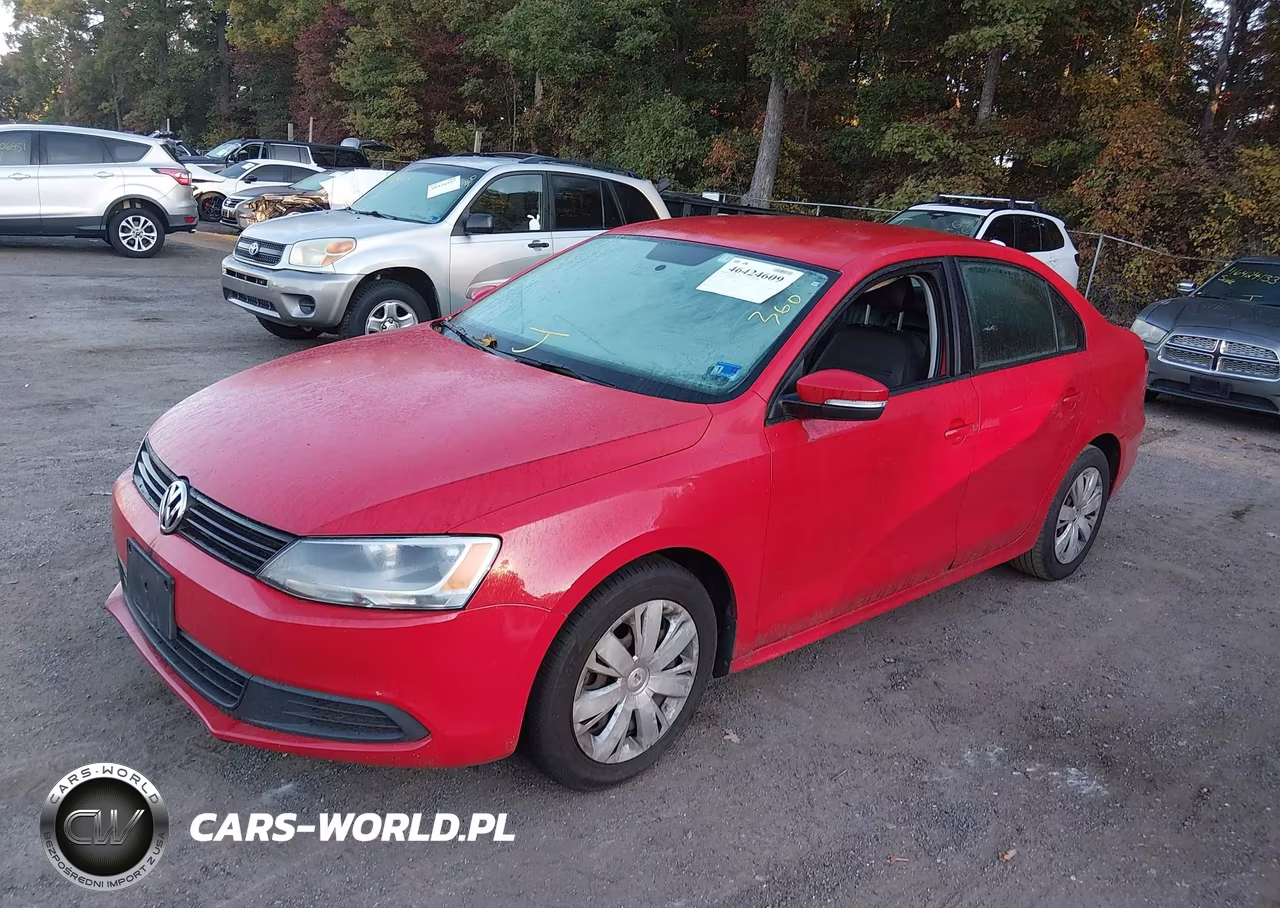 2012 Volkswagen Jetta 2.5L Se VIN:3VWDX7AJ3CM361184 - 2