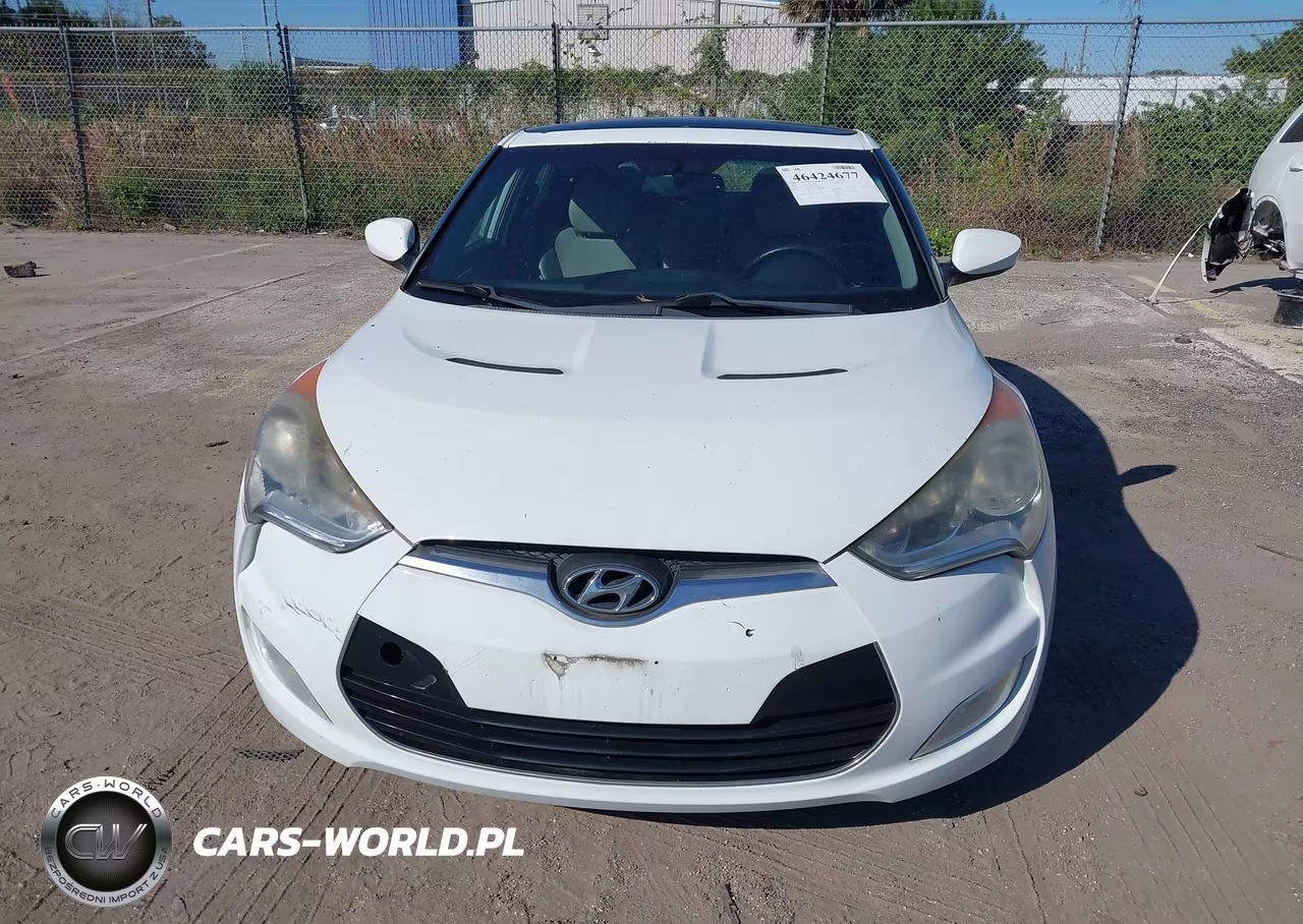2013 Hyundai Veloster Base W-Gray VIN:KMHTC6AD2DU152185 - 6