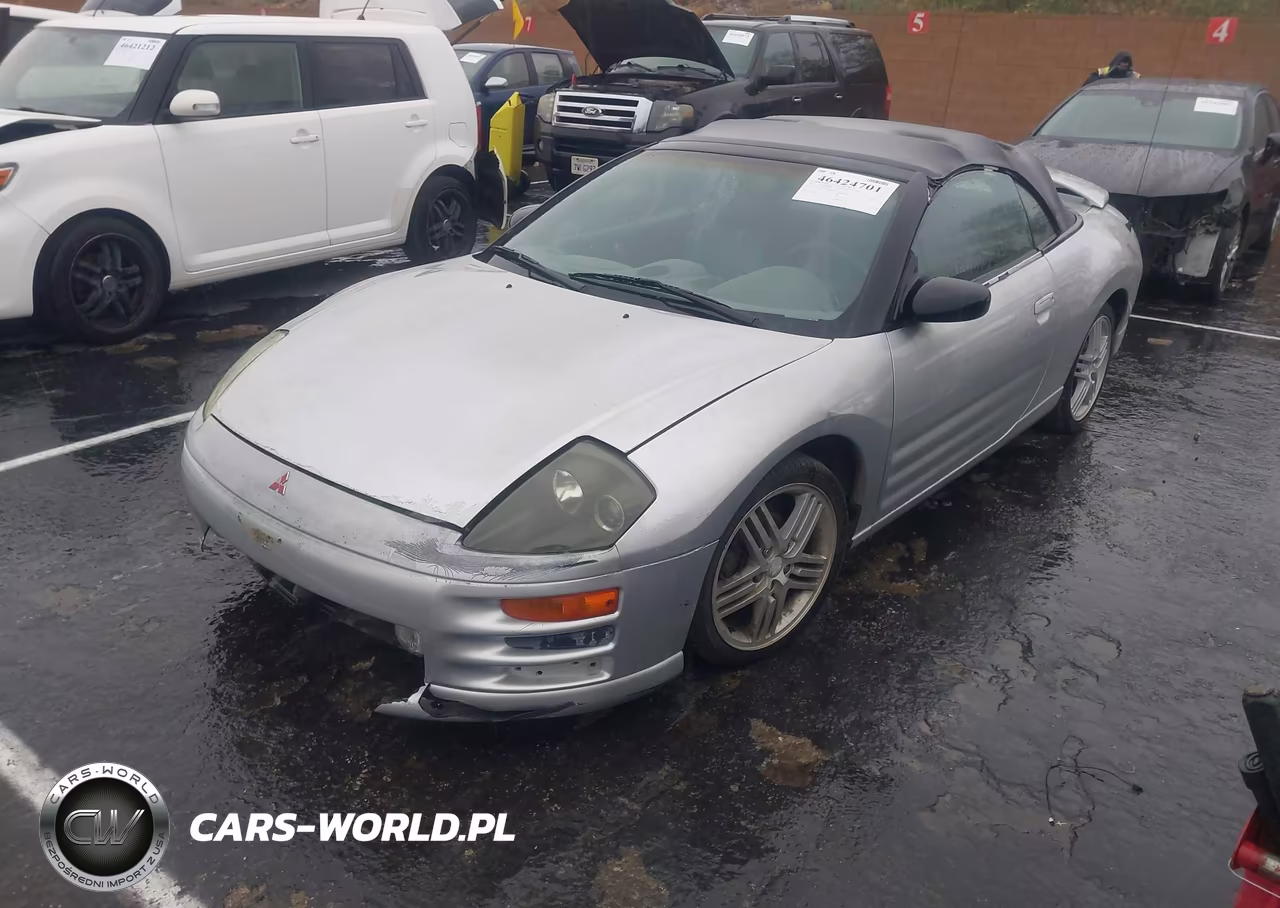 2001 Mitsubishi Eclipse Spyder Gs VIN:4A3AE45G11E151837 - 2