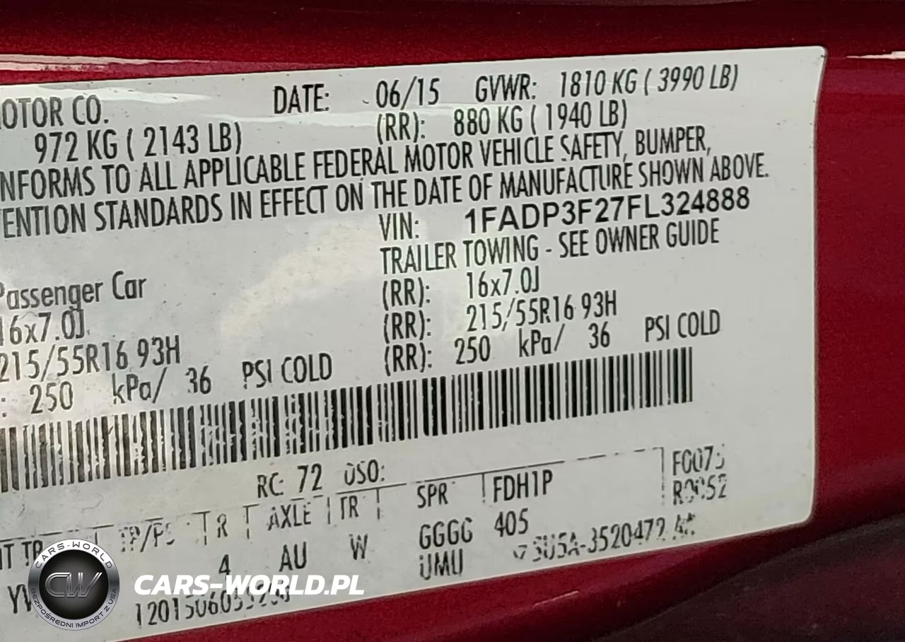 2015 Ford Focus Se VIN:1FADP3F27FL324888 - 9