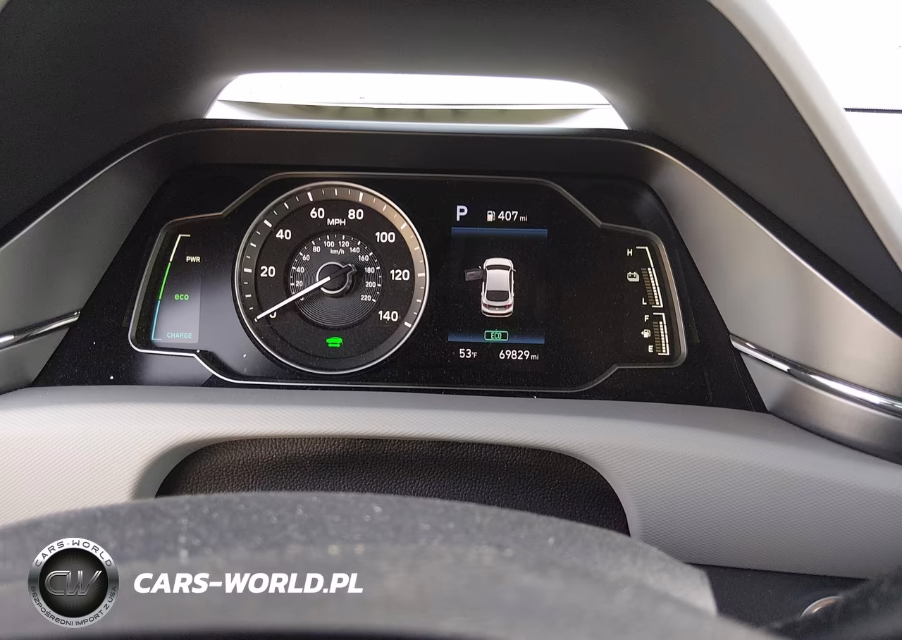 2020 Hyundai Ioniq Hybrid Blue VIN:KMHC65LC9LU232653 - 7