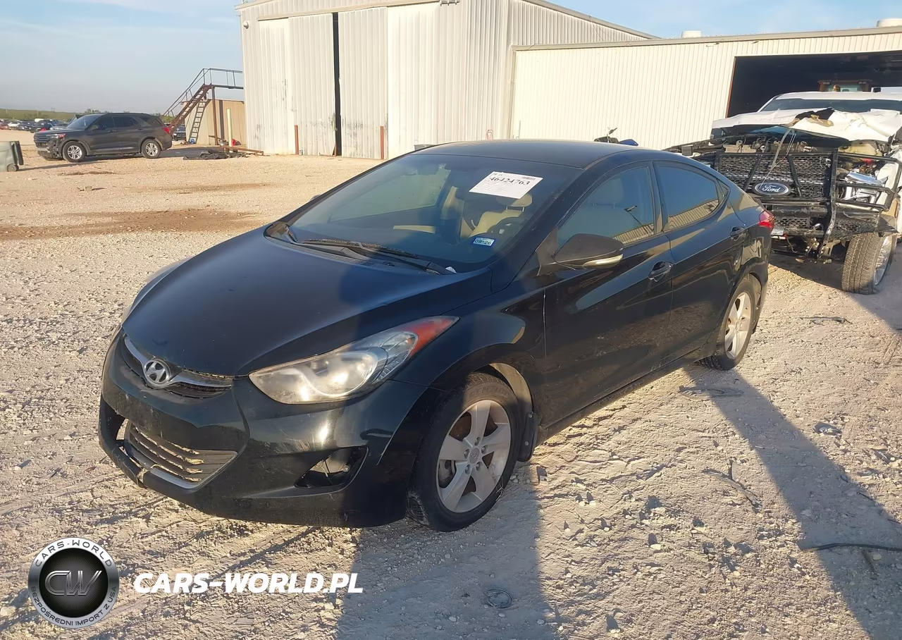 2013 Hyundai Elantra Gls VIN:KMHDH4AE6DU827068 - 2