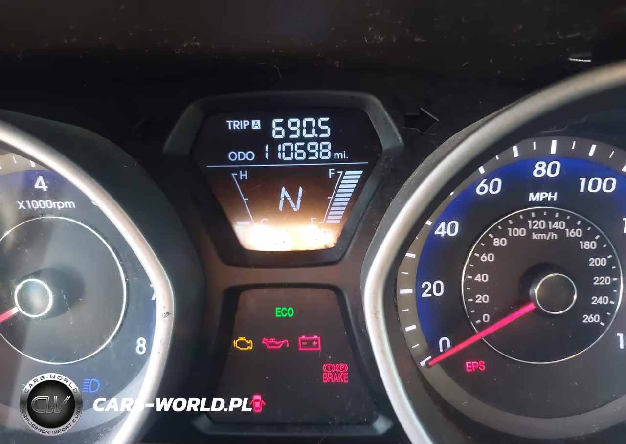 2013 Hyundai Elantra Gls VIN:KMHDH4AE6DU827068 - 7