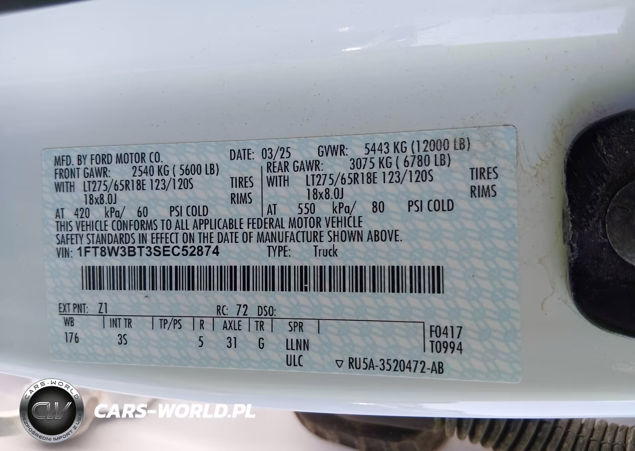 2025 Ford F-350 Xlt VIN:1FT8W3BT3SEC52874 - 4