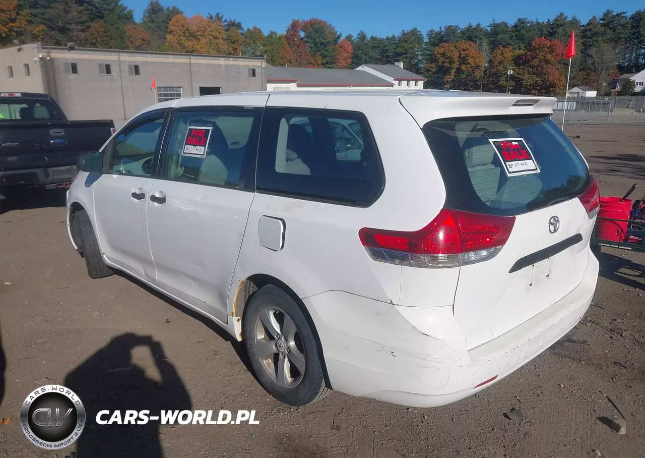 2012 Toyota Sienna Base V6 7 Passenger VIN:5TDZK3DC9CS246506 - 3