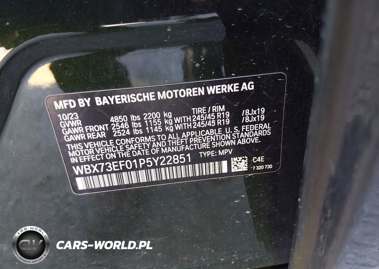 2023 BMW X1 xDrive28I VIN:WBX73EF01P5Y22851 - 9