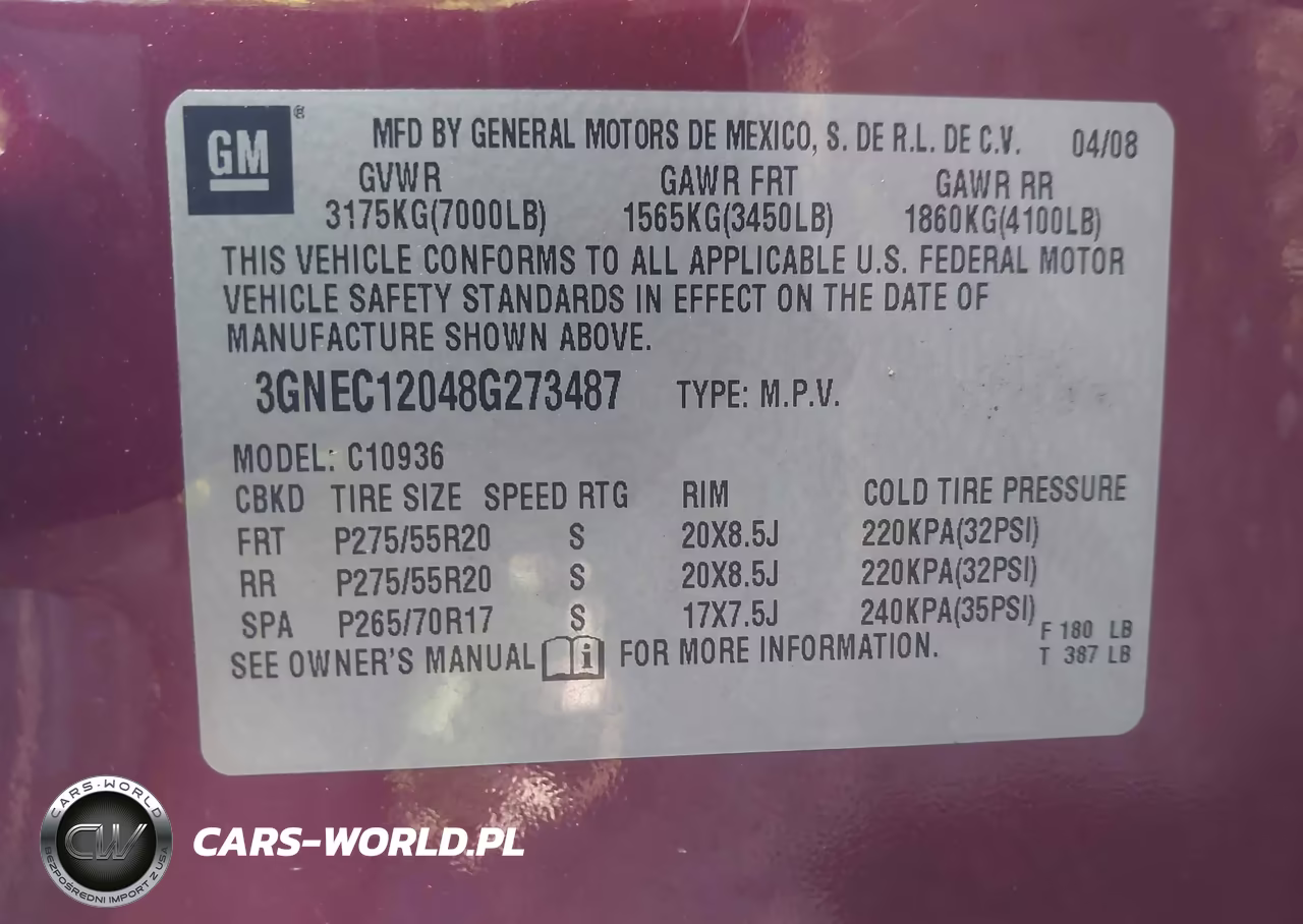 2008 Chevrolet Avalanche 1500 Ltz VIN:3GNEC12048G273487 - 9