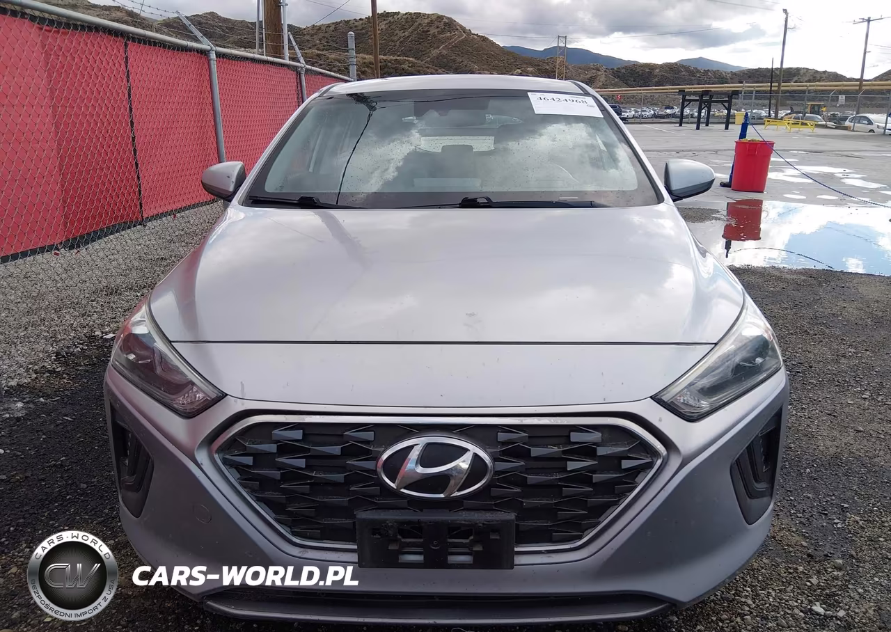 2021 Hyundai Ioniq Hybrid Blue VIN:KMHC65LC0MU250444 - 17