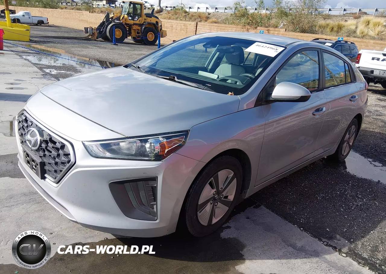 2021 Hyundai Ioniq Hybrid Blue VIN:KMHC65LC0MU250444 - 2