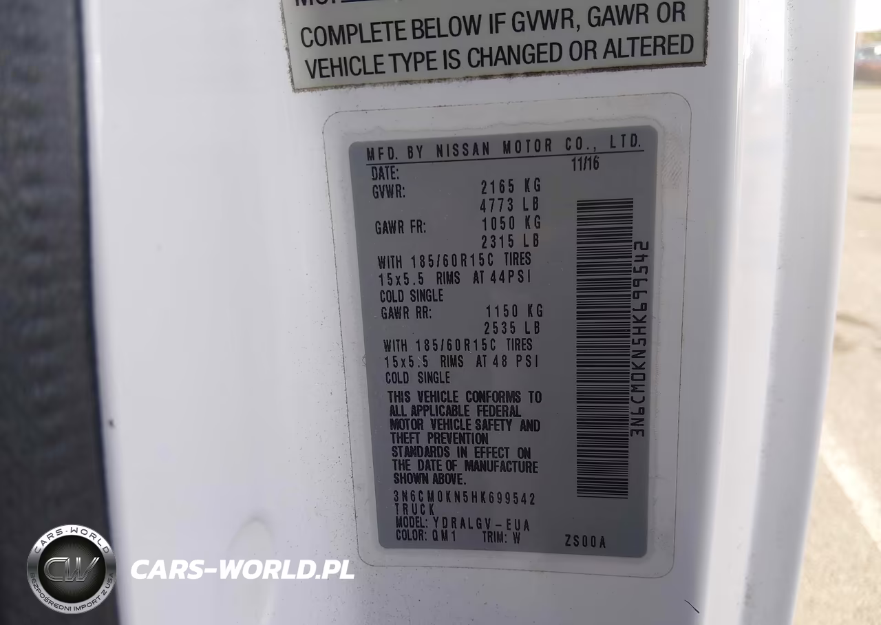 2017 Nissan Nv200 Sv VIN:3N6CM0KN5HK699542 - 9