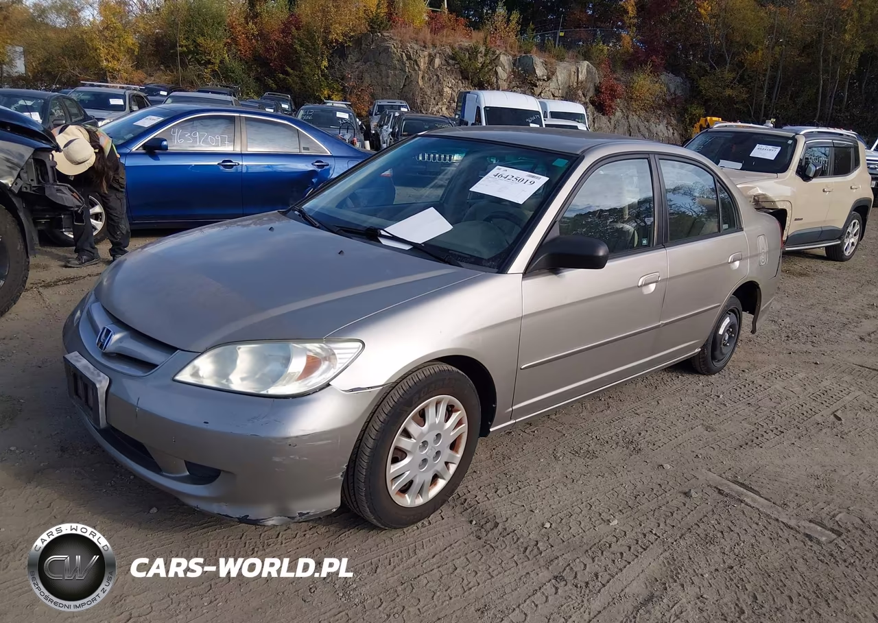 2004 Honda Civic Lx VIN:2HGES16694H642480 - 2