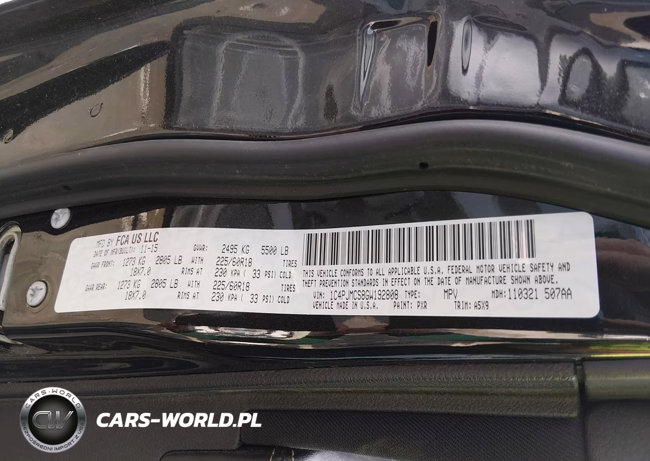 2016 Jeep Cherokee Altitude VIN:1C4PJMCS8GW192808 - 9