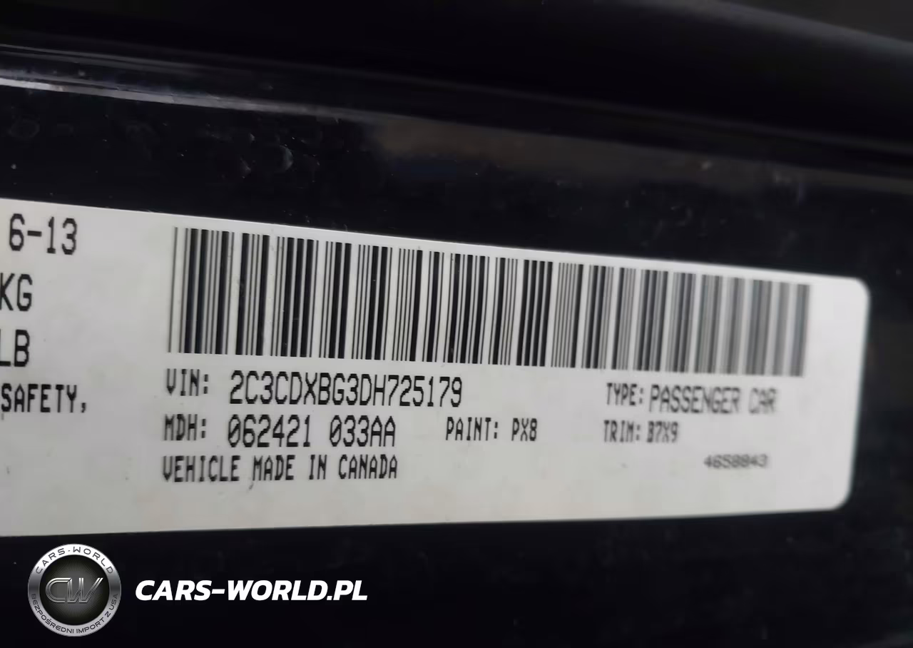 2013 Dodge Charger Se VIN:2C3CDXBG3DH725179 - 9