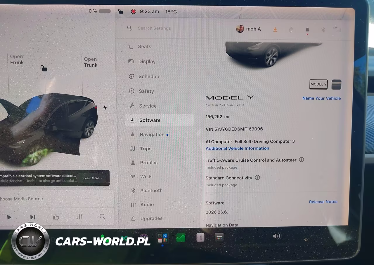 2021 Tesla Model Y Standard Range Rear-Wheel Drive VIN:5YJYGDED6MF163096 - 7