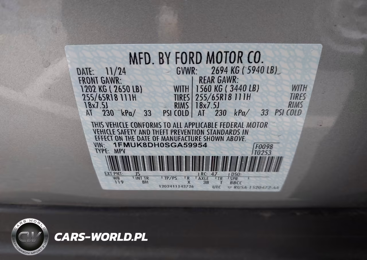 2025 Ford Explorer Active VIN:1FMUK8DH0SGA59954 - 9