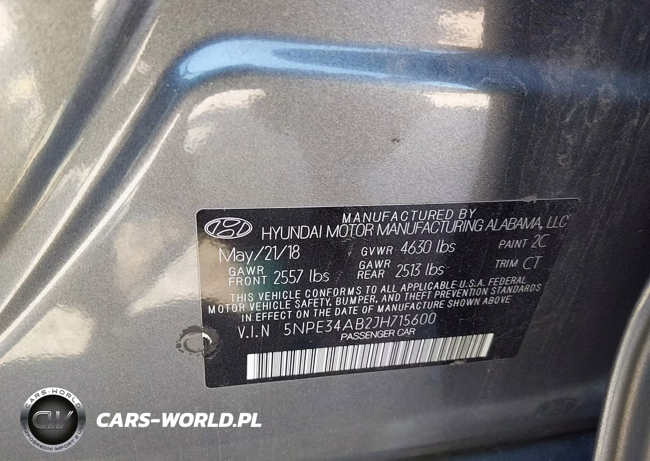 2018 Hyundai Sonata Limited 2.0T+ VIN:5NPE34AB2JH715600 - 9