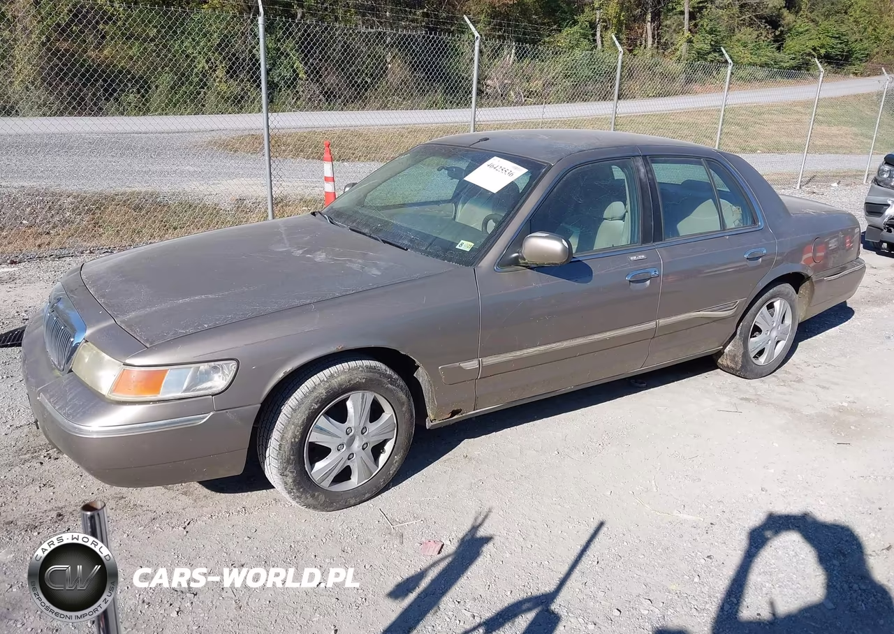 2001 Mercury Grand Marquis Gs VIN:2MEFM74W61X618754 - 2