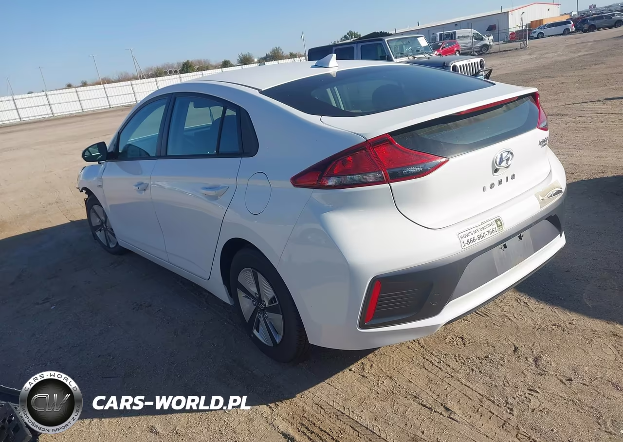 2020 Hyundai Ioniq Hybrid Blue VIN:KMHC65LC5LU232696 - 3