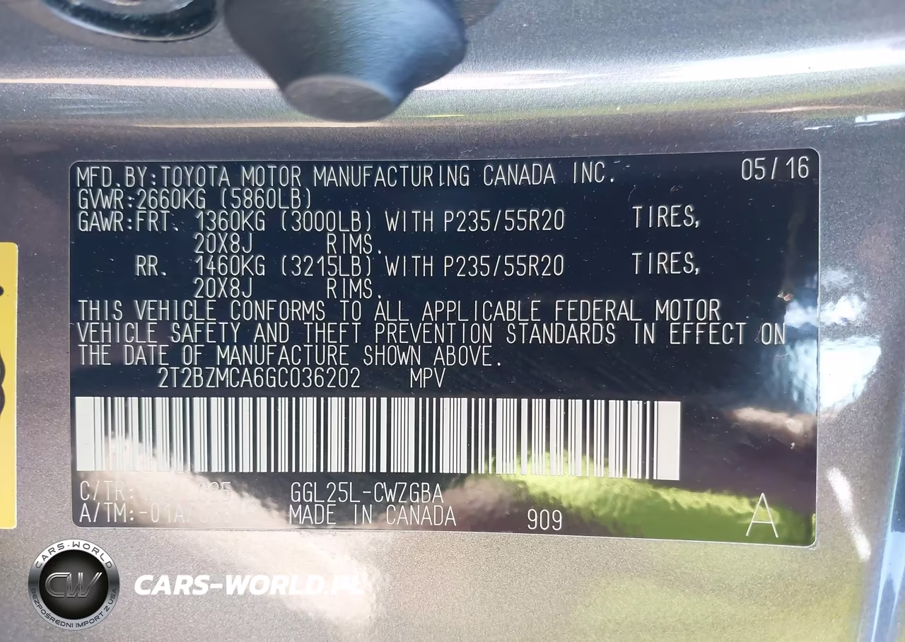 2016 Lexus Rx 350 F Sport VIN:2T2BZMCA6GC036202 - 9