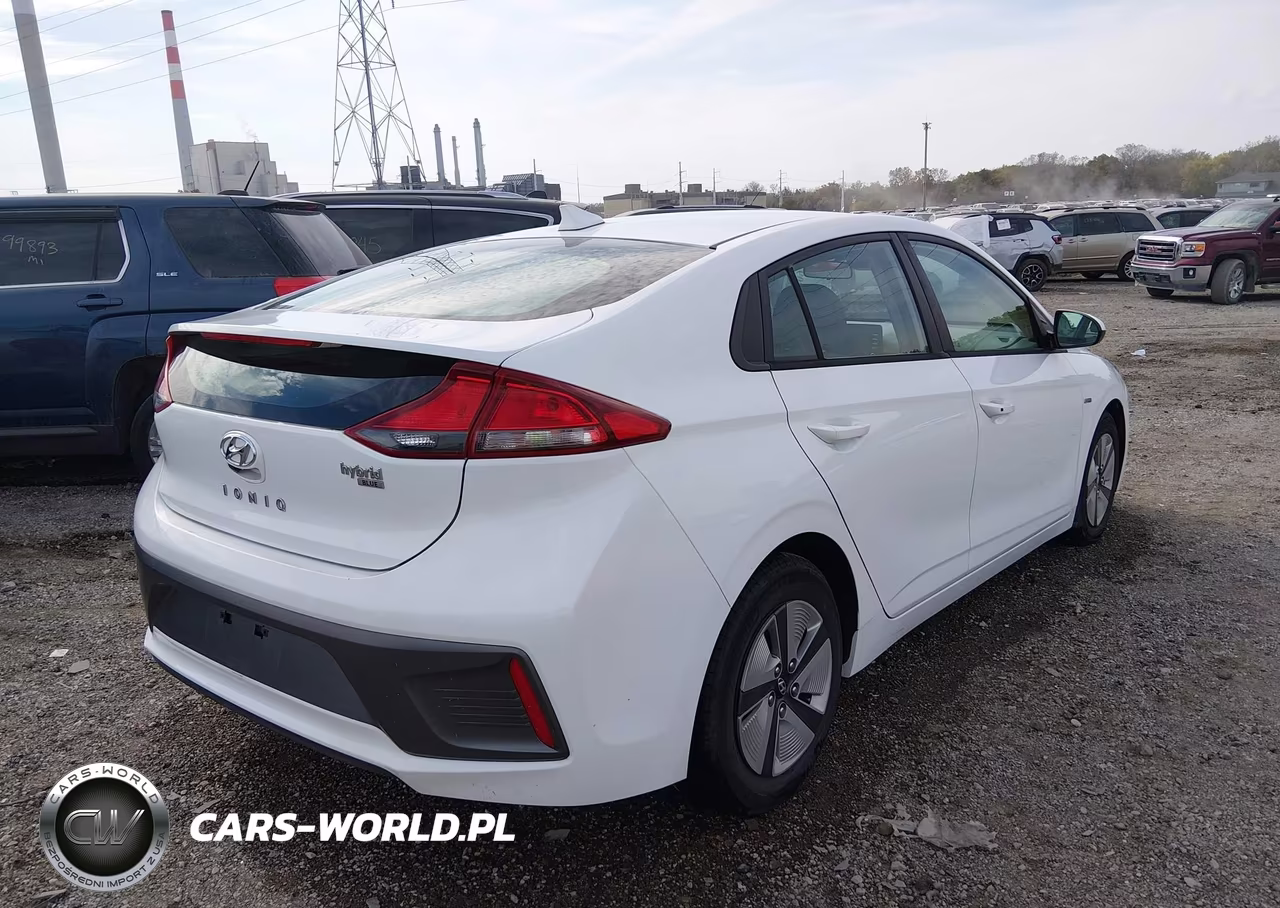 2020 Hyundai Ioniq Hybrid Blue VIN:KMHC65LC9LU231745 - 4