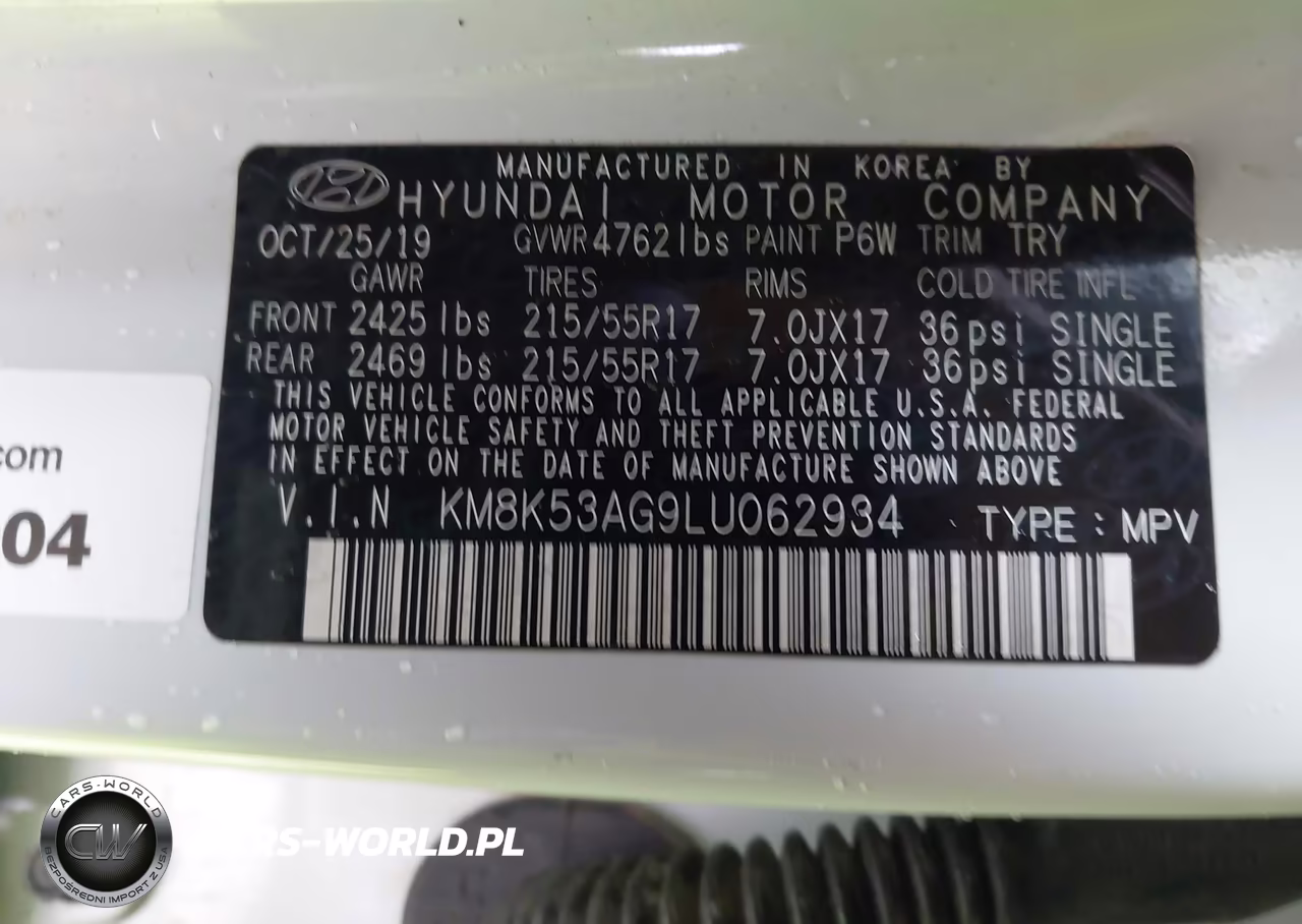 2020 Hyundai Kona Electric Ultimate VIN:KM8K53AG9LU062934 - 9