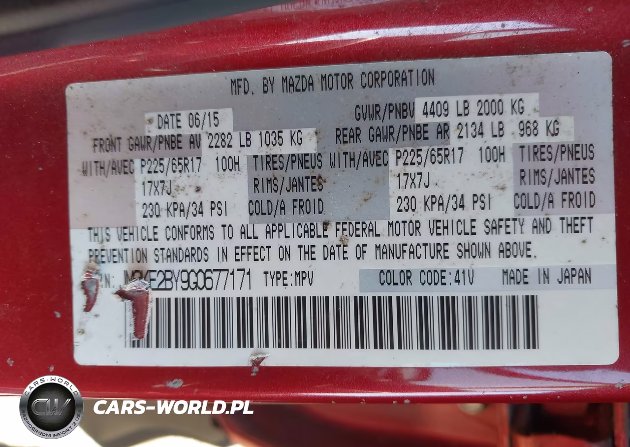 2016 Mazda Cx-5 Sport VIN:JM3KE2BY9G0677171 - 9